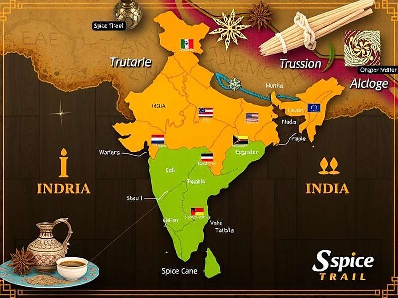 Spice Trail Champion India Map